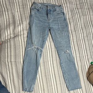 Old Navy Light Blue Distressed Jeans